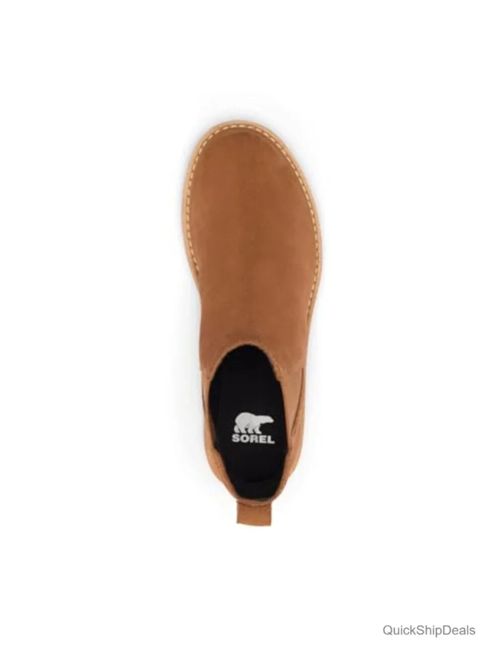 Women's Waterproof Suede Chelsea Boots Slip-On Comfort EVA